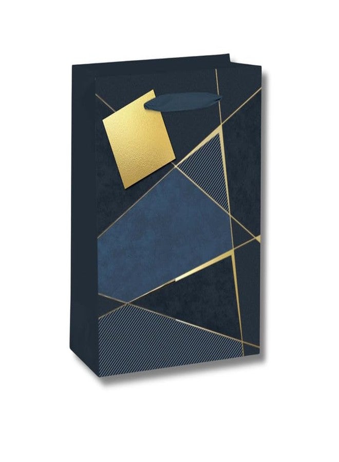 PaperPep Special Series Geometric Lines Gift Paper Bag | Small (9"X7"X4") - 220 GSM | Attached gift tags, Ideal for Return Gifts, Weddings, Birthday & Celebrations | Pack of 3 - Image 1